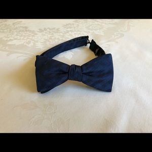 Blue bow tie